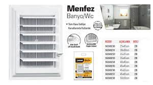 SGS HAVALANDIRMA MENFEZİ 45X45